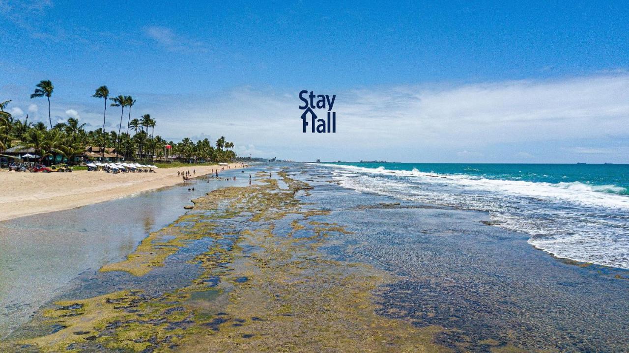 Pôrto das GalinhasBangalo 4Qts-Beira-Mar Com Cozinheira-Sh034别墅 外观 照片
